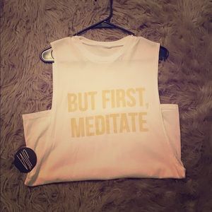 🇺🇸 The Jiva Shop Muscle Tank New w/tags XS/S